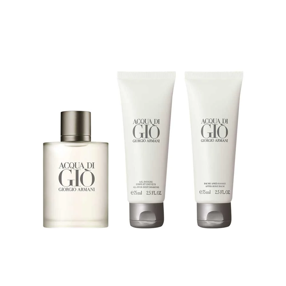 Acqua di Giò Eau de toilette Cofanetto regalo con dopobarbe e Docciaschiuma - Image 2