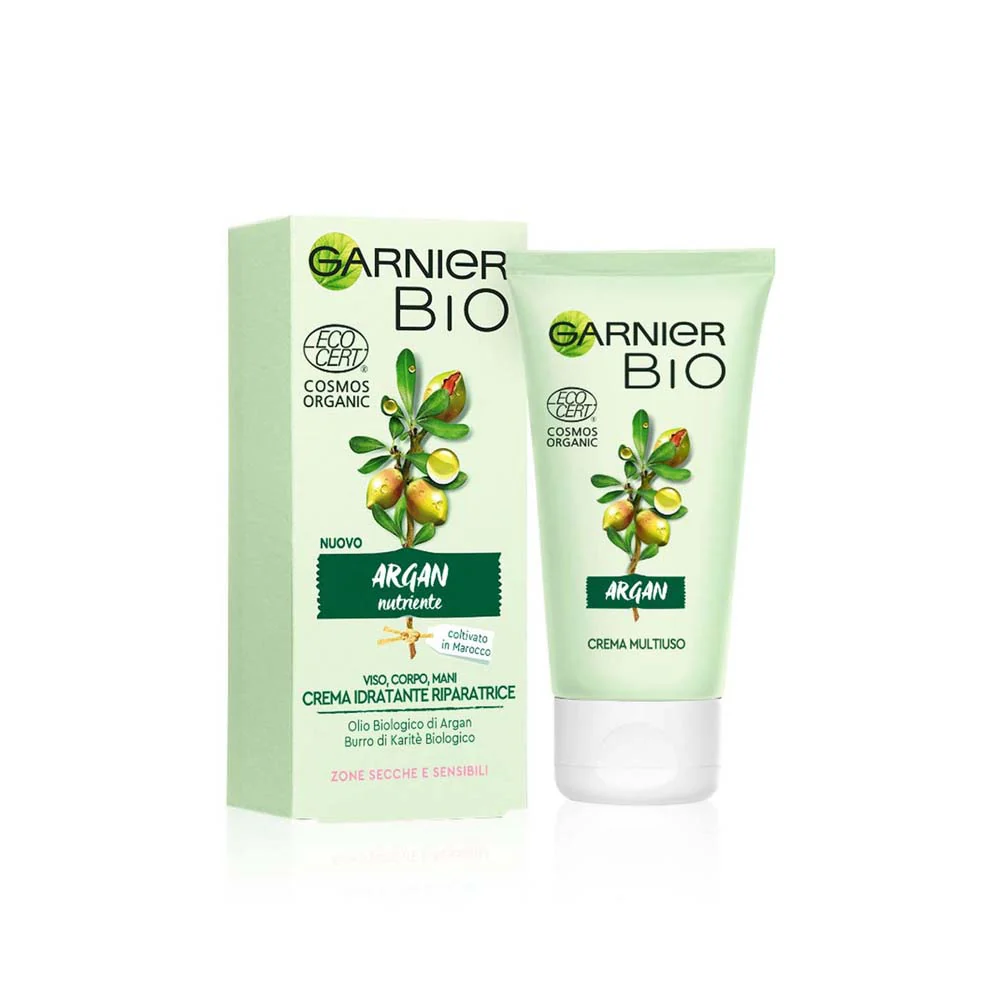 Crema idratante riparatrice: viso corpo e mani argan nutriente - Image 2