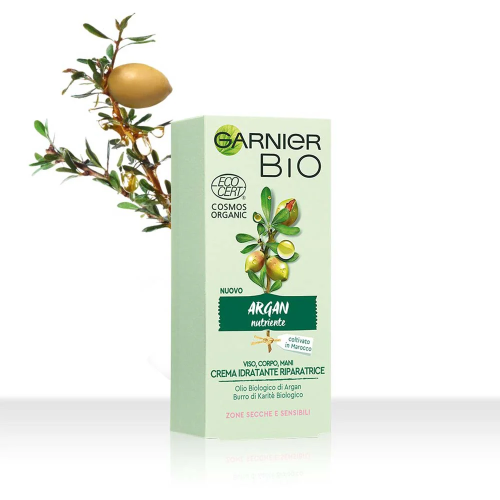 Crema idratante riparatrice: viso corpo e mani argan nutriente - Image 4