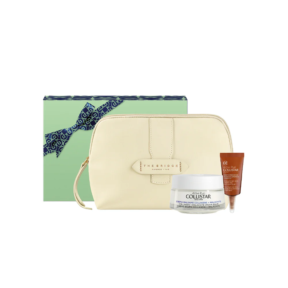 Collistar Attivi Puri Crema Balsamo Collagene + Malachite Cofanetto Regalo