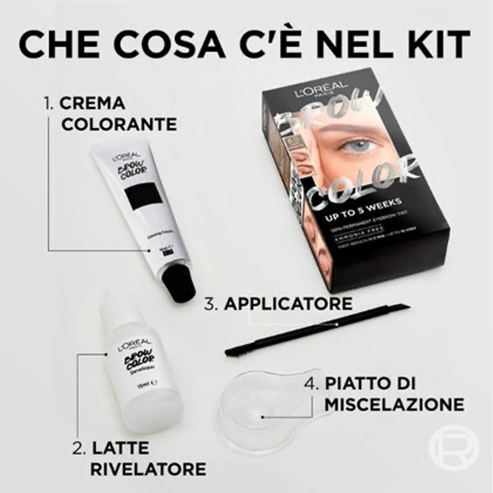 Brow Color Kit Colorazione sopracciglia semipermanente - Image 5