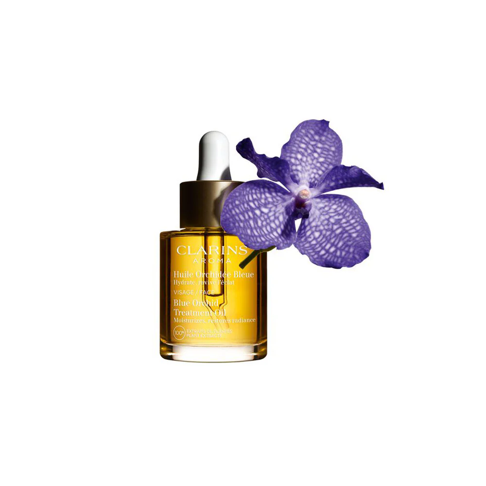 Clarins Aroma Huile Orchidée Bleue - Pelle Disidratata - Image 3