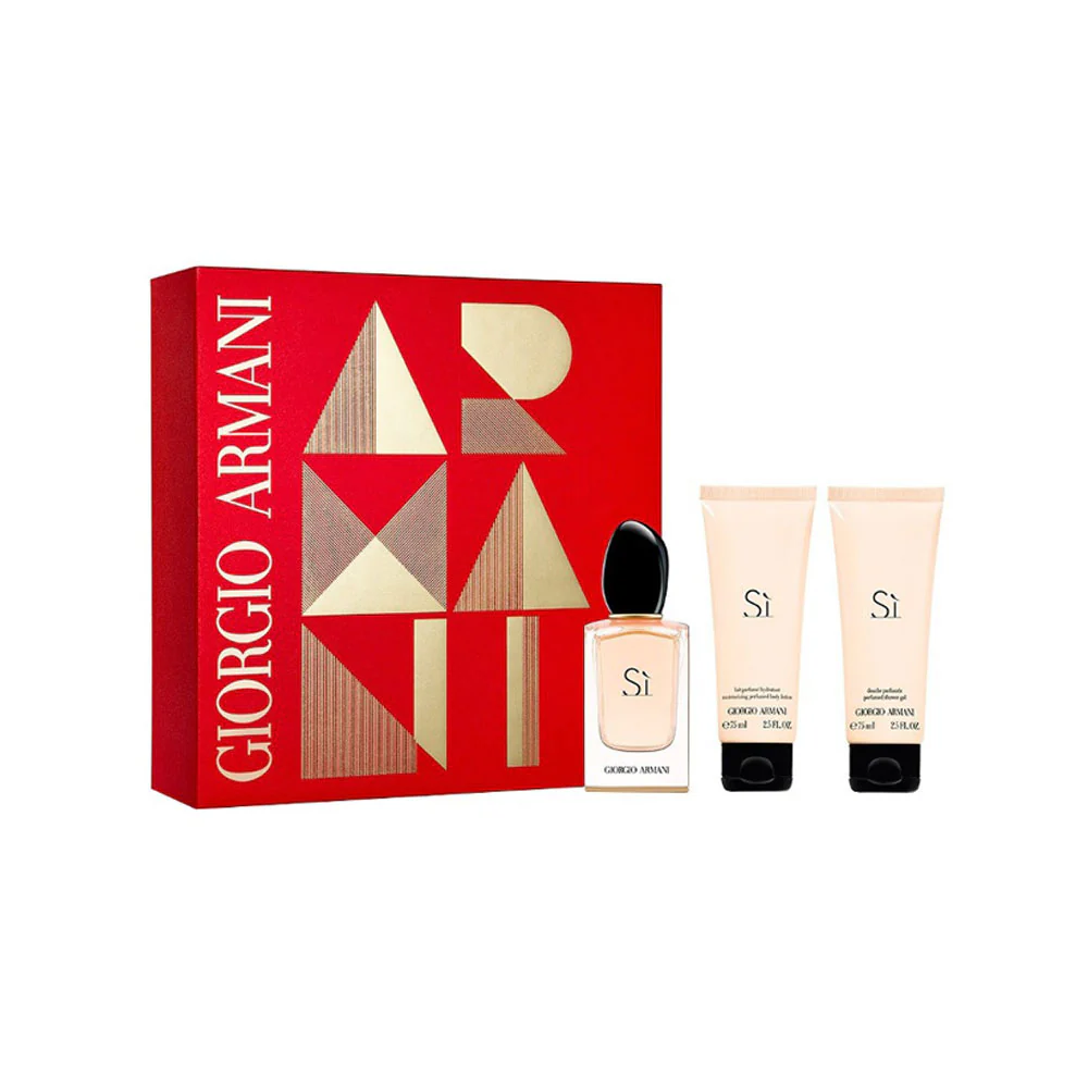 Confezione Armani Si Eau de parfum con Gel Doccia e Latte corpo