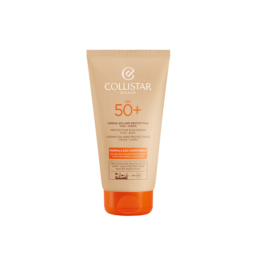 Crema Solare Protettiva Viso Corpo Eco-Compatibile SPF50
