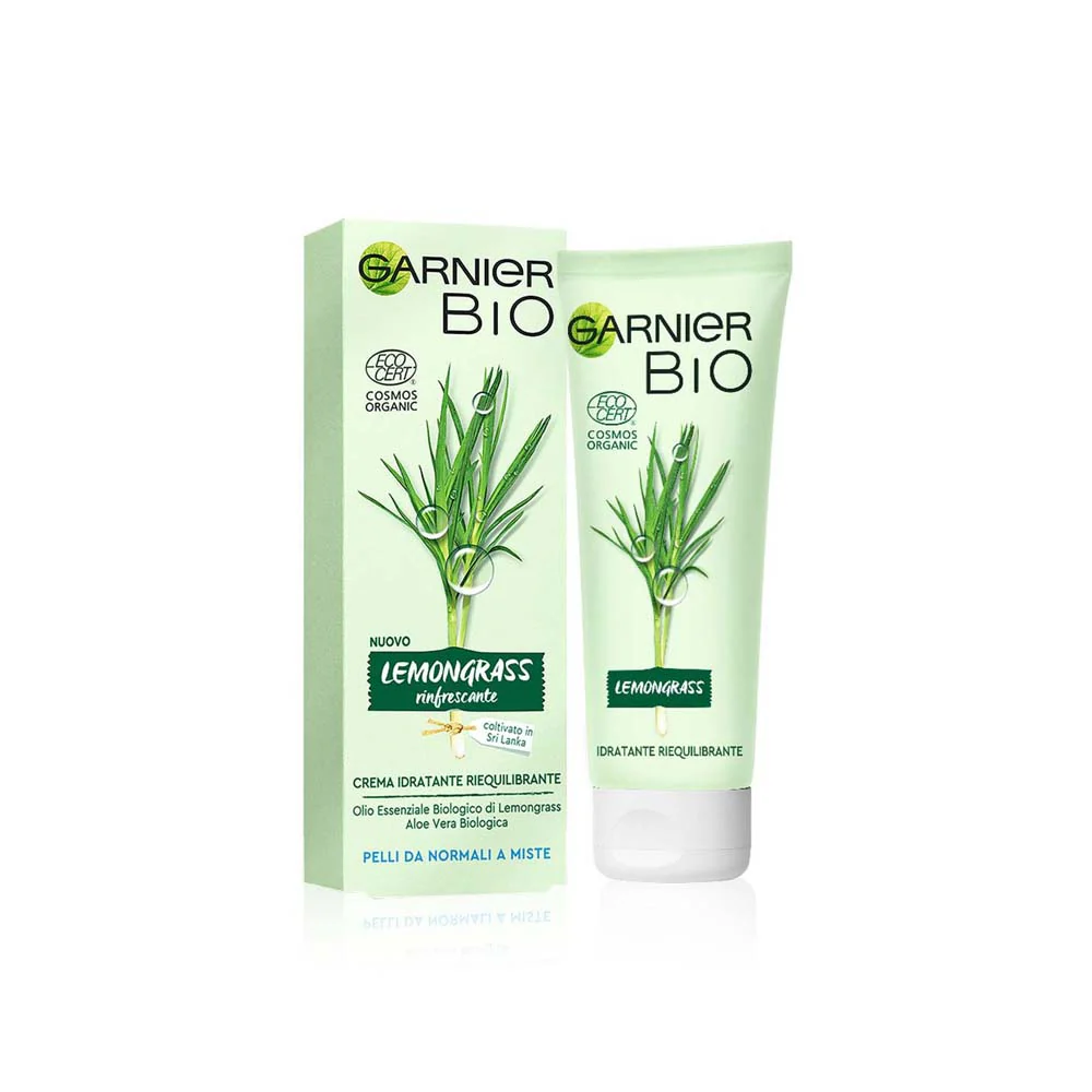 Crema viso idratante riequilibrante lemongrass