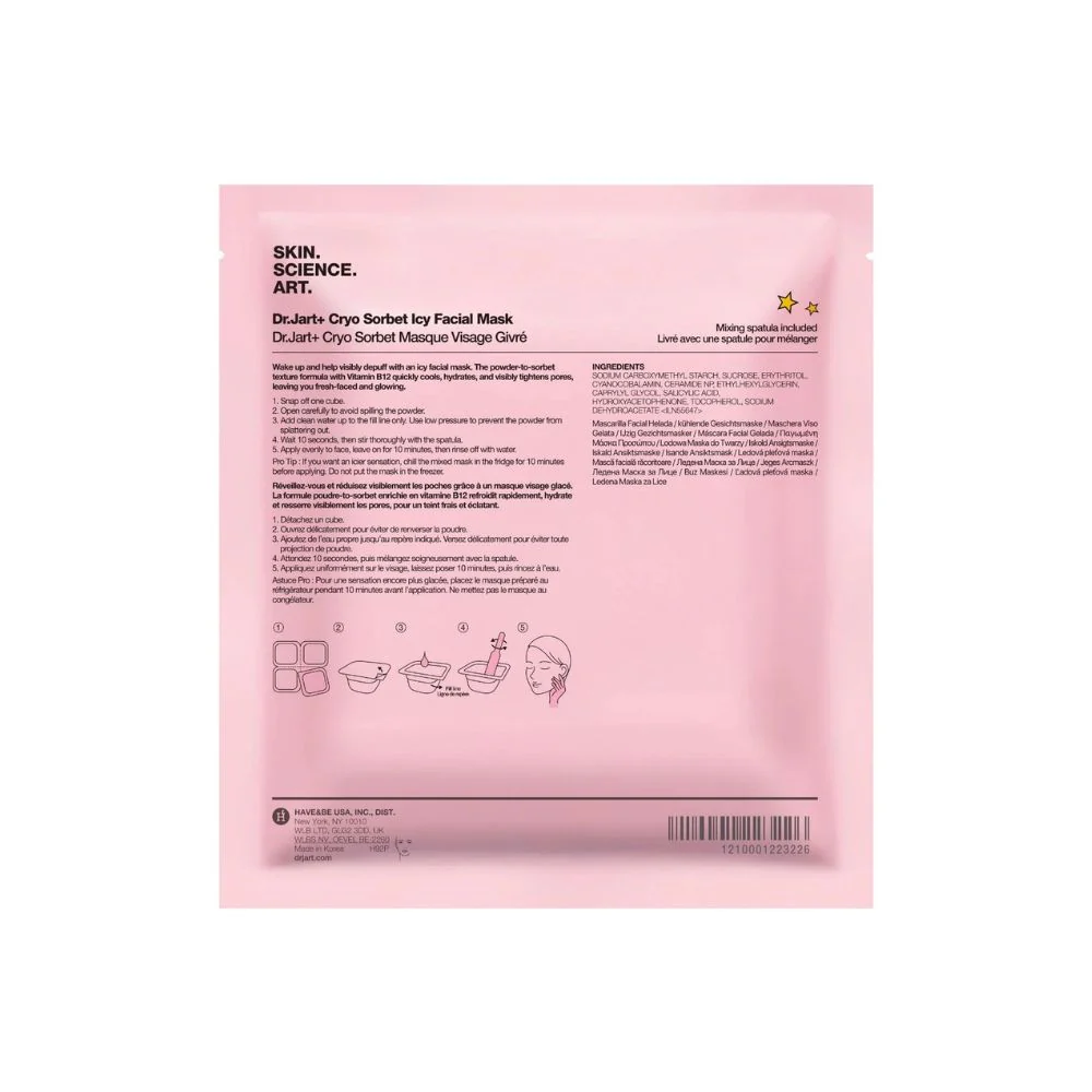 Dr.Jart Cryo Sorbet™ Icy Facial Mask - Image 2
