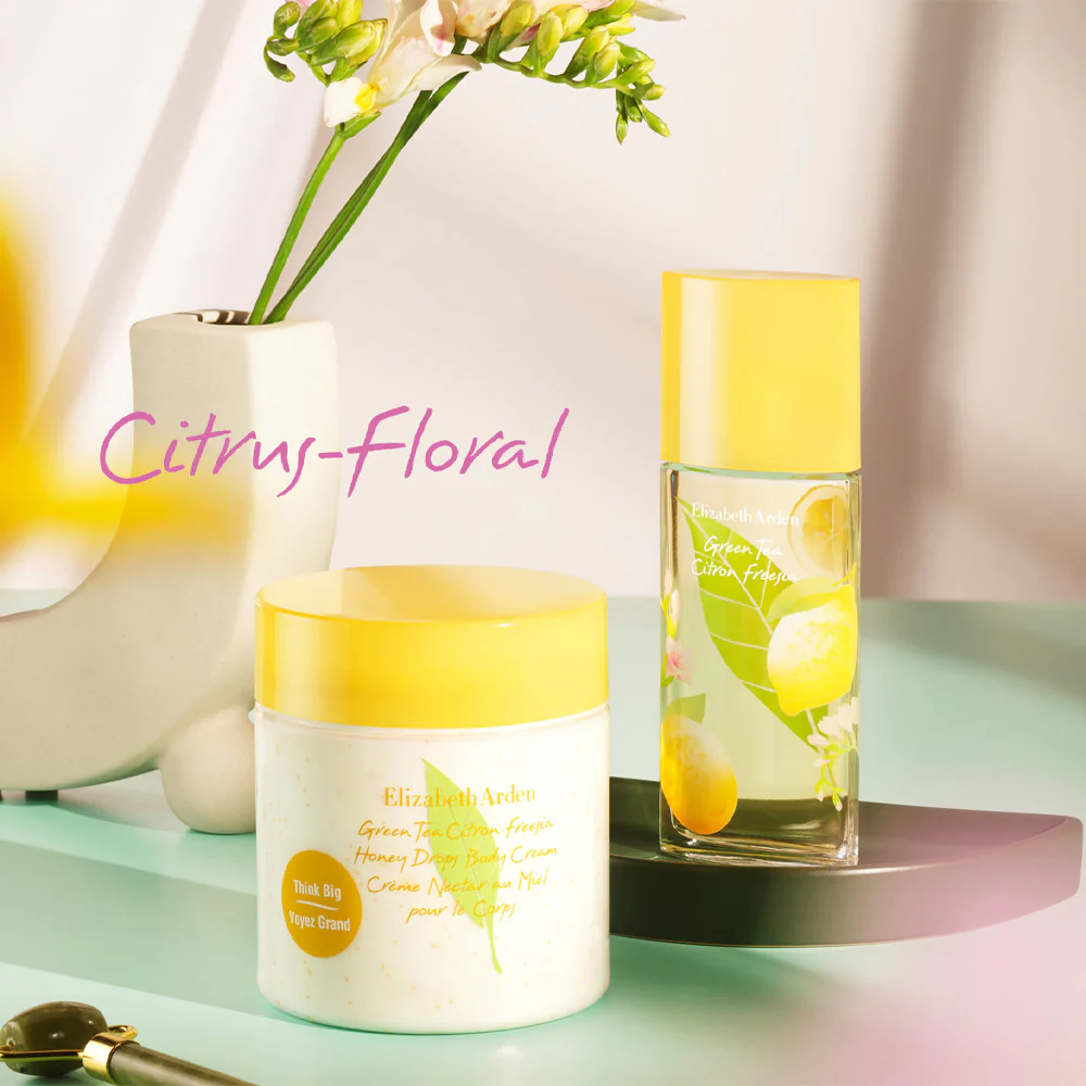 Green Tea Citron Freesia Honey Drops Body Cream - Image 3