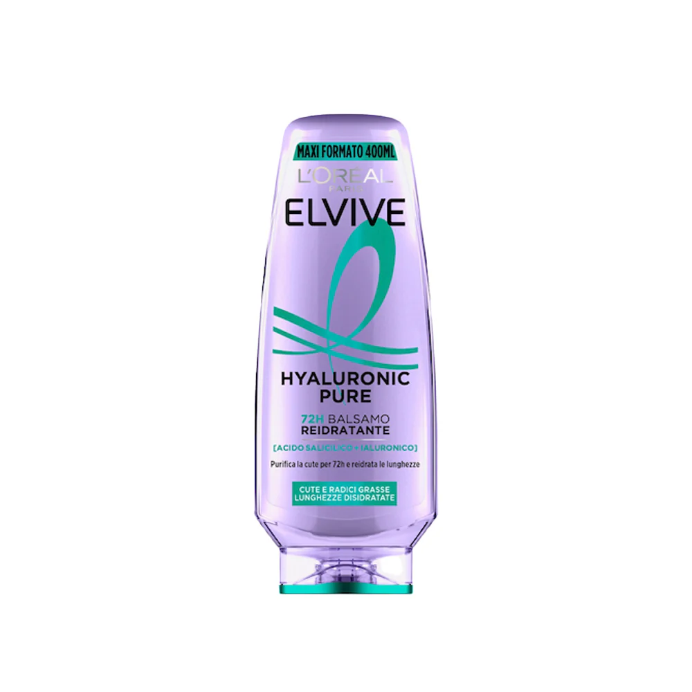L'Oréal Elvive Hyaluronic Pure Balsamo Capelli Grassi