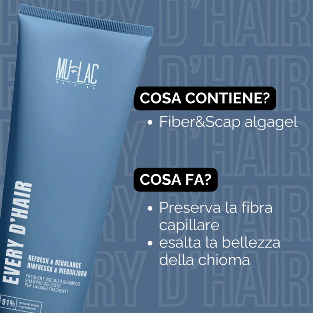 EVERY D'HAIR Shampoo Delicato - Image 7
