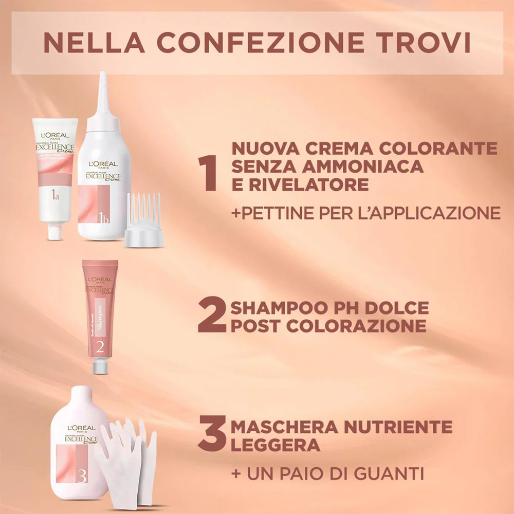 Excellence Universal Nude Colorazione capelli - Image 14