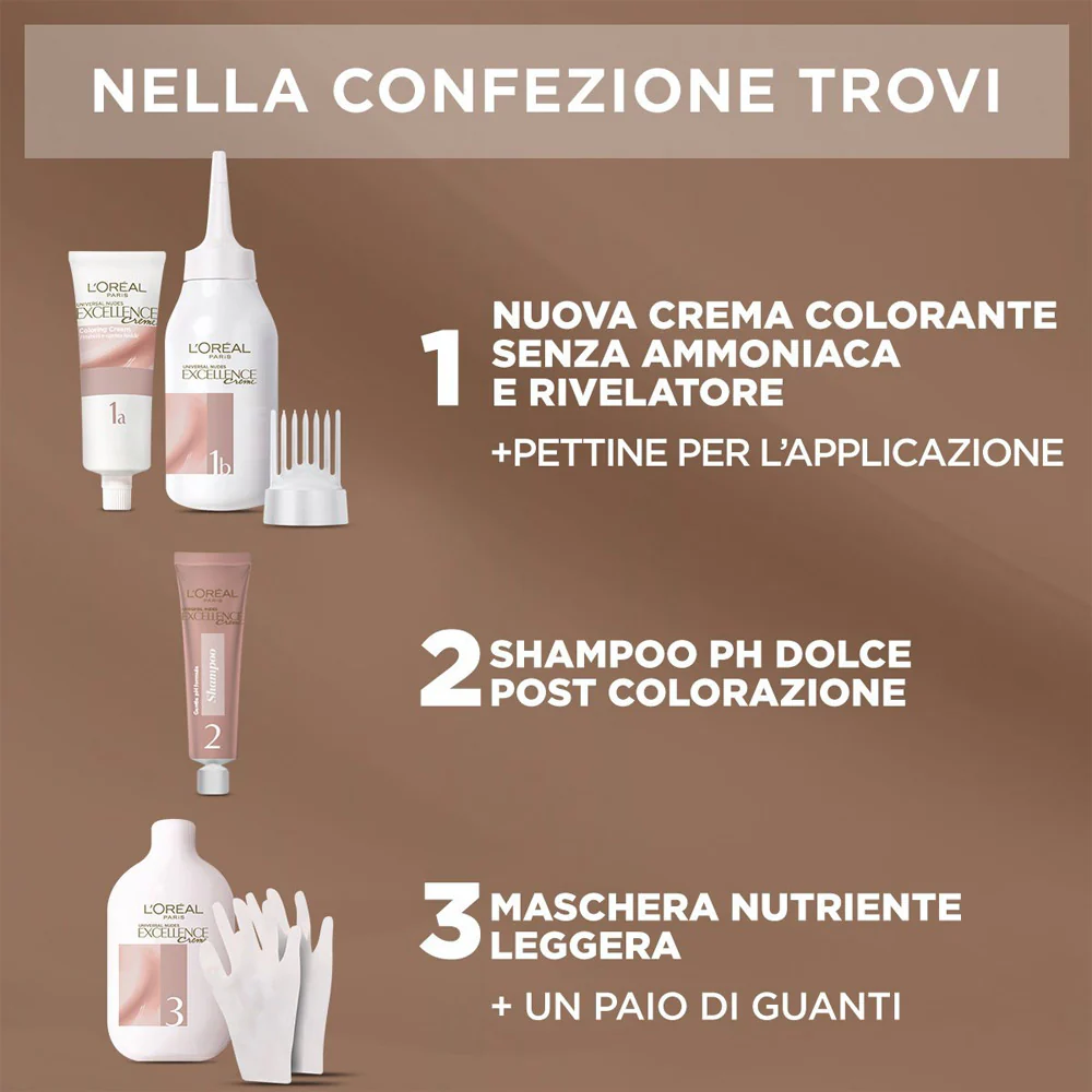 Excellence Universal Nude Colorazione capelli - Image 30