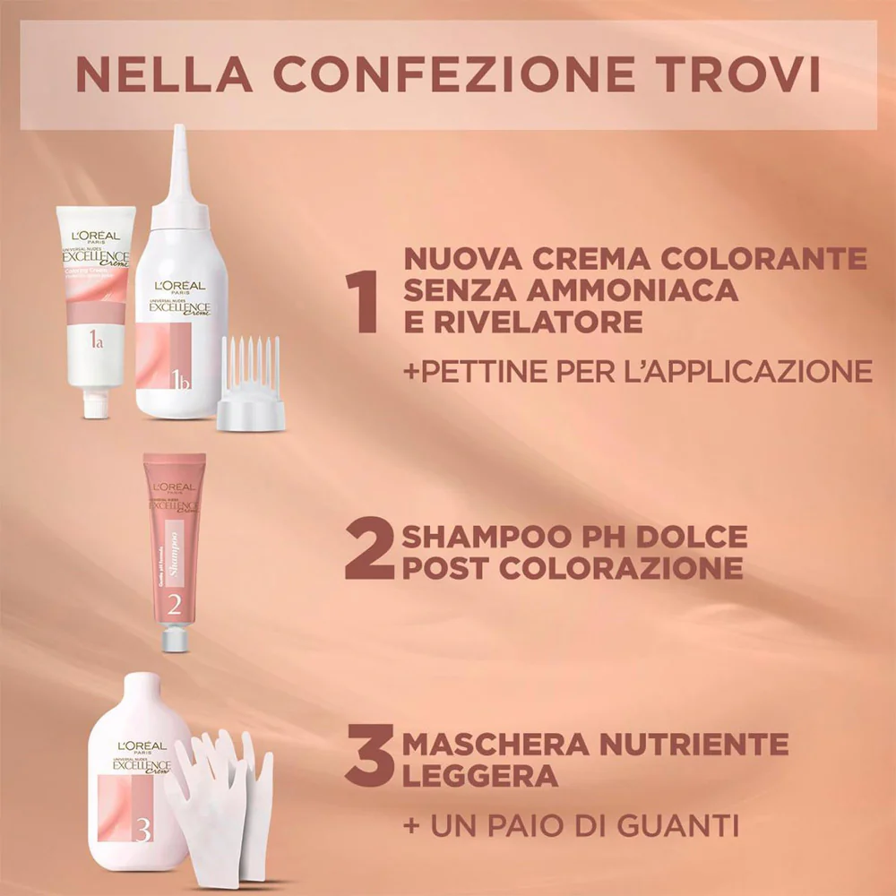 Excellence Universal Nude Colorazione capelli - Image 35