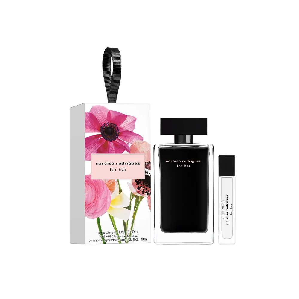 For Her Eau de toilette Cofanetto regalo con Pure Musc Travel Spray