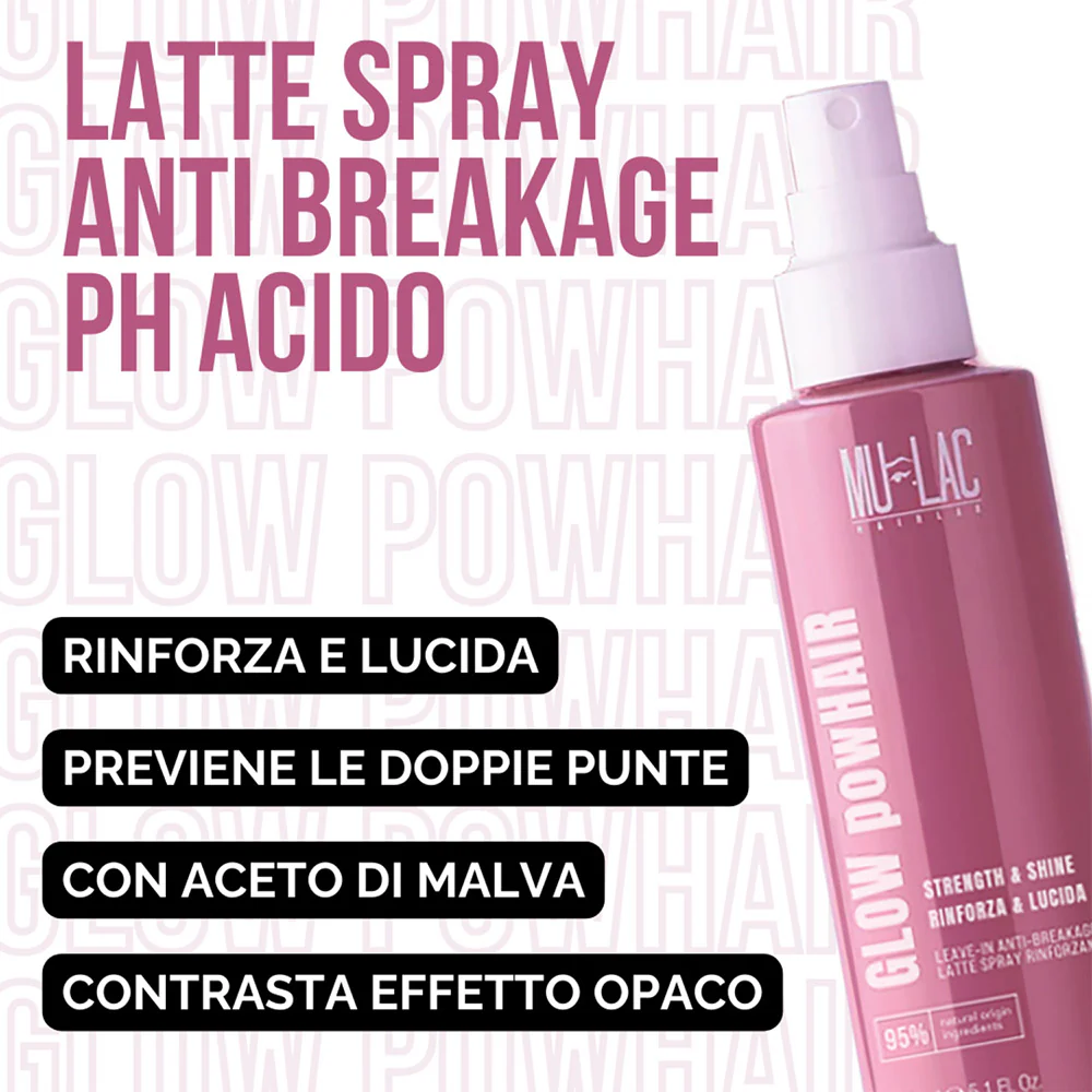 GLOW powHAIR Latte Spray Rinforzante - Image 5