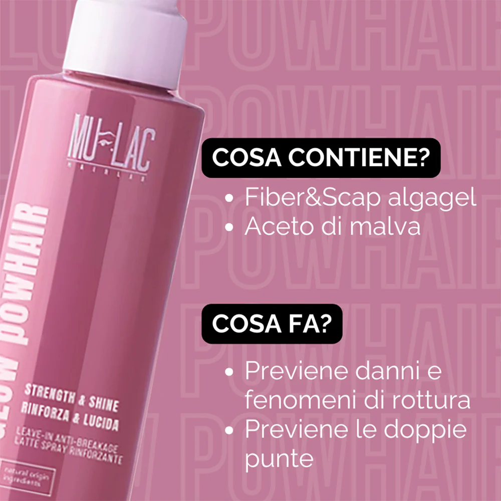 GLOW powHAIR Latte Spray Rinforzante - Image 6