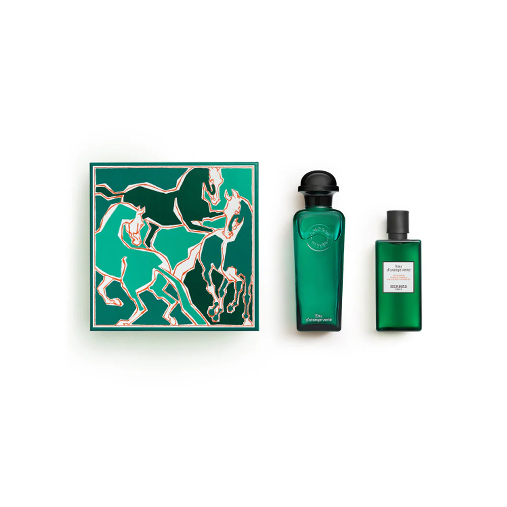 Hermés Eau D'Orange Verte Eau De Cologne Gift Set - Image 2