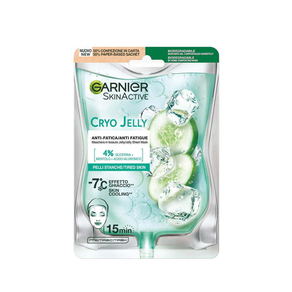 Hyaluronic CryoJelly maschera in tessuto anti-fatica