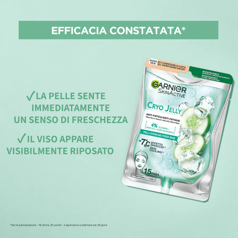 Hyaluronic CryoJelly maschera in tessuto anti-fatica - Image 4