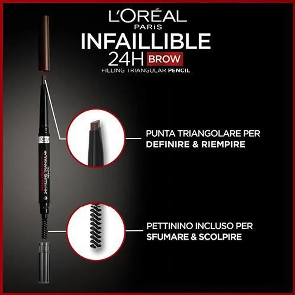 Infaillible 24H Brow Filling Triangular Matita per Sopracciglia - Image 19