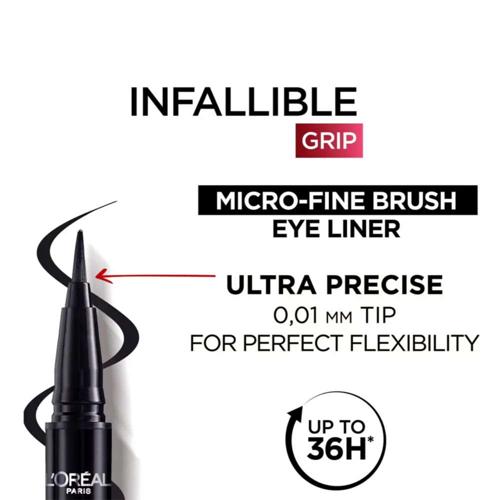 Infaillible Grip 36H Micro-Fine Brush Eye Liner - Image 3
