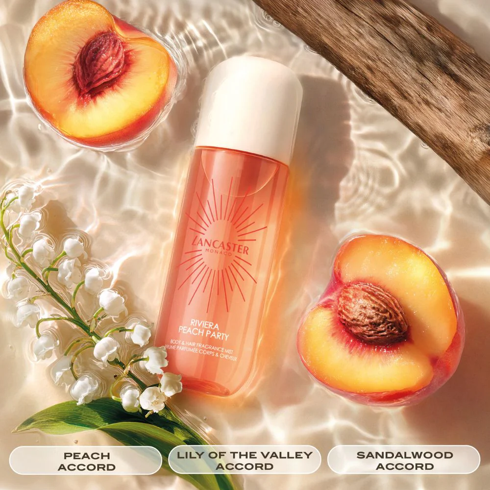 Riviera Peach Party Body & Hair Fragrance Mist - Image 2