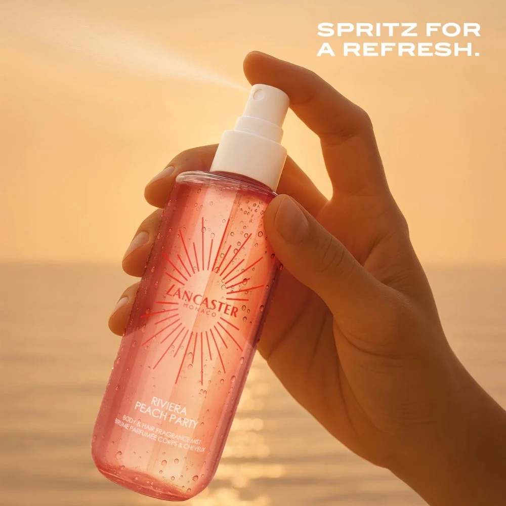 Riviera Peach Party Body & Hair Fragrance Mist - Image 4