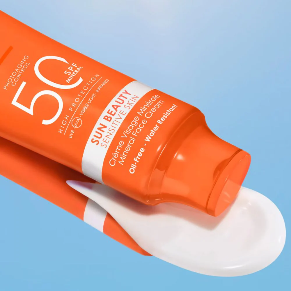 Sun Beauty Sensitive Skin Mineral Face Cream SPF 50 - Image 4