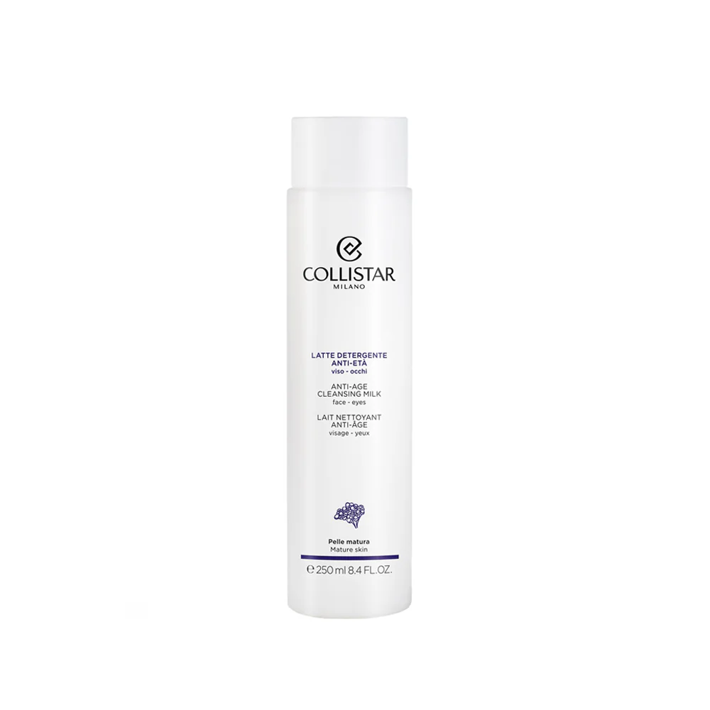 Latte detergente anti-età viso e occhi