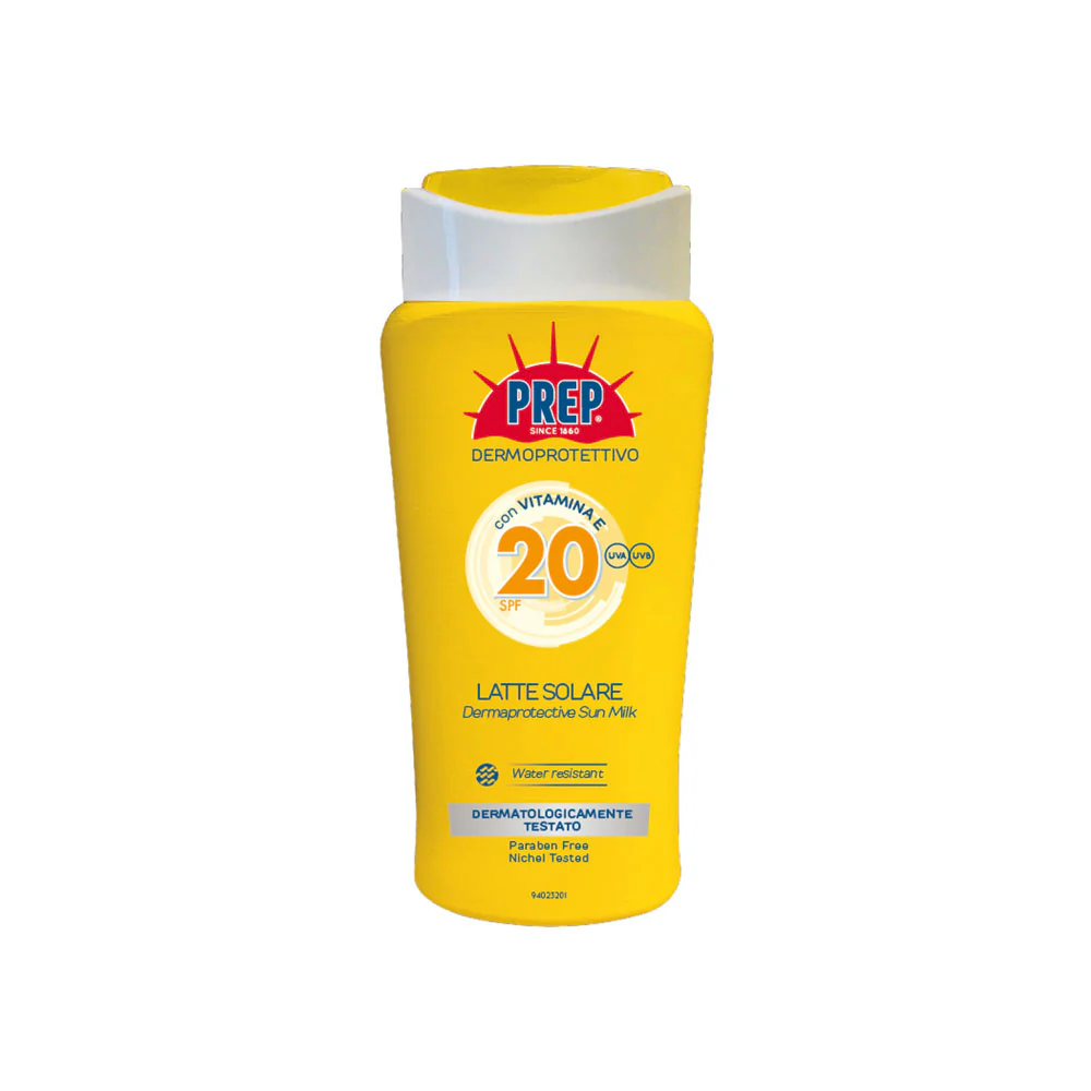 Latte solare dermoprotettivo SPF20
