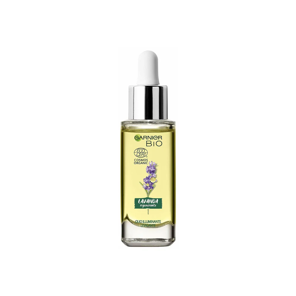 Olio viso illuminante levigante lavanda