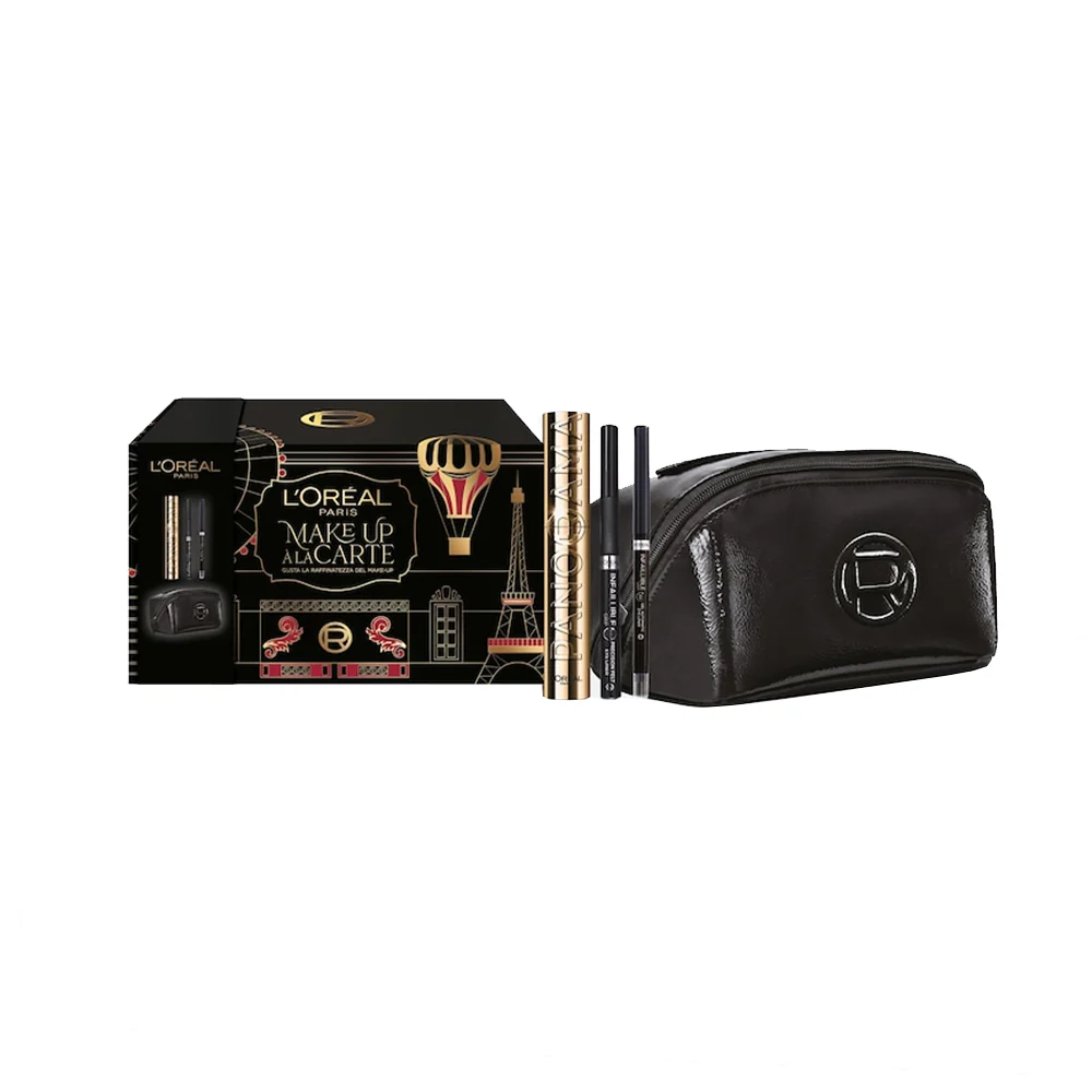 Panorama Mascara con Eyeliner e Matita Occhi Kit Cofanetto Regalo
