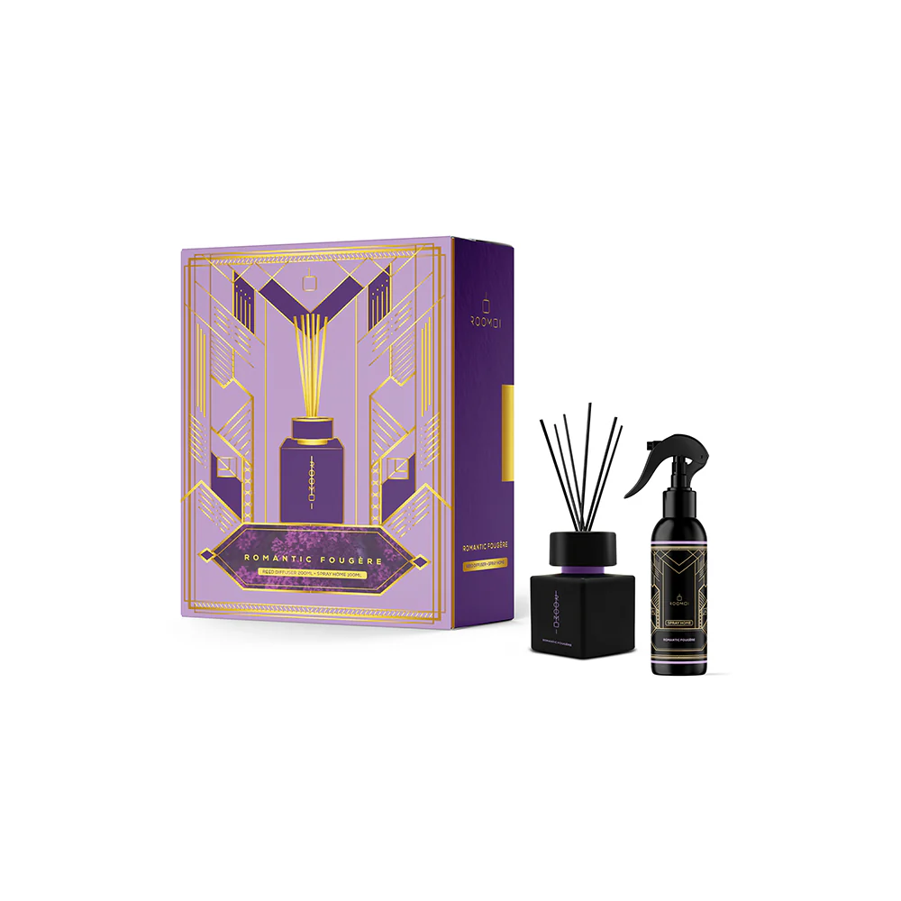 Romantic Fougere Profumo Ambiente + Home Spray Cofanetto Regalo