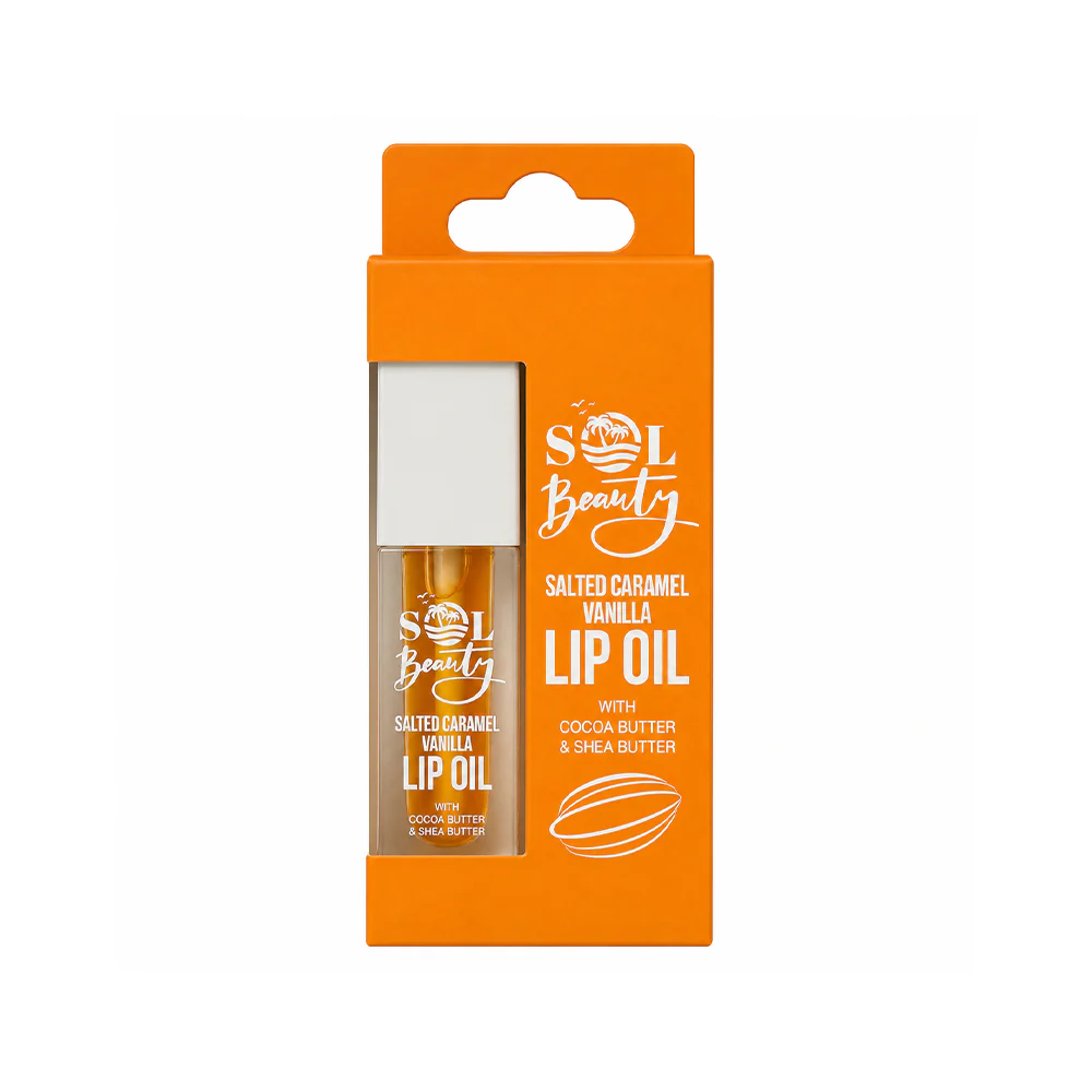 Sol Beauty Salted Caramel Vanilla Lip Oil - Image 2