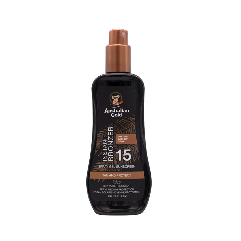 Spray Gel Sunscreen SPF15 con Instant Bronzer - Image 2