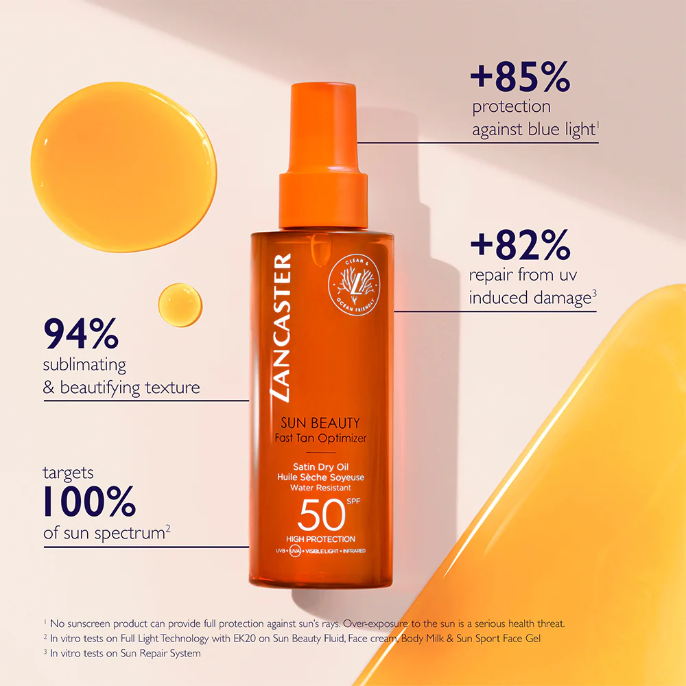 Sun Beauty Olio Effetto Seta SPF30 Fast Tan Optimizer - Image 5