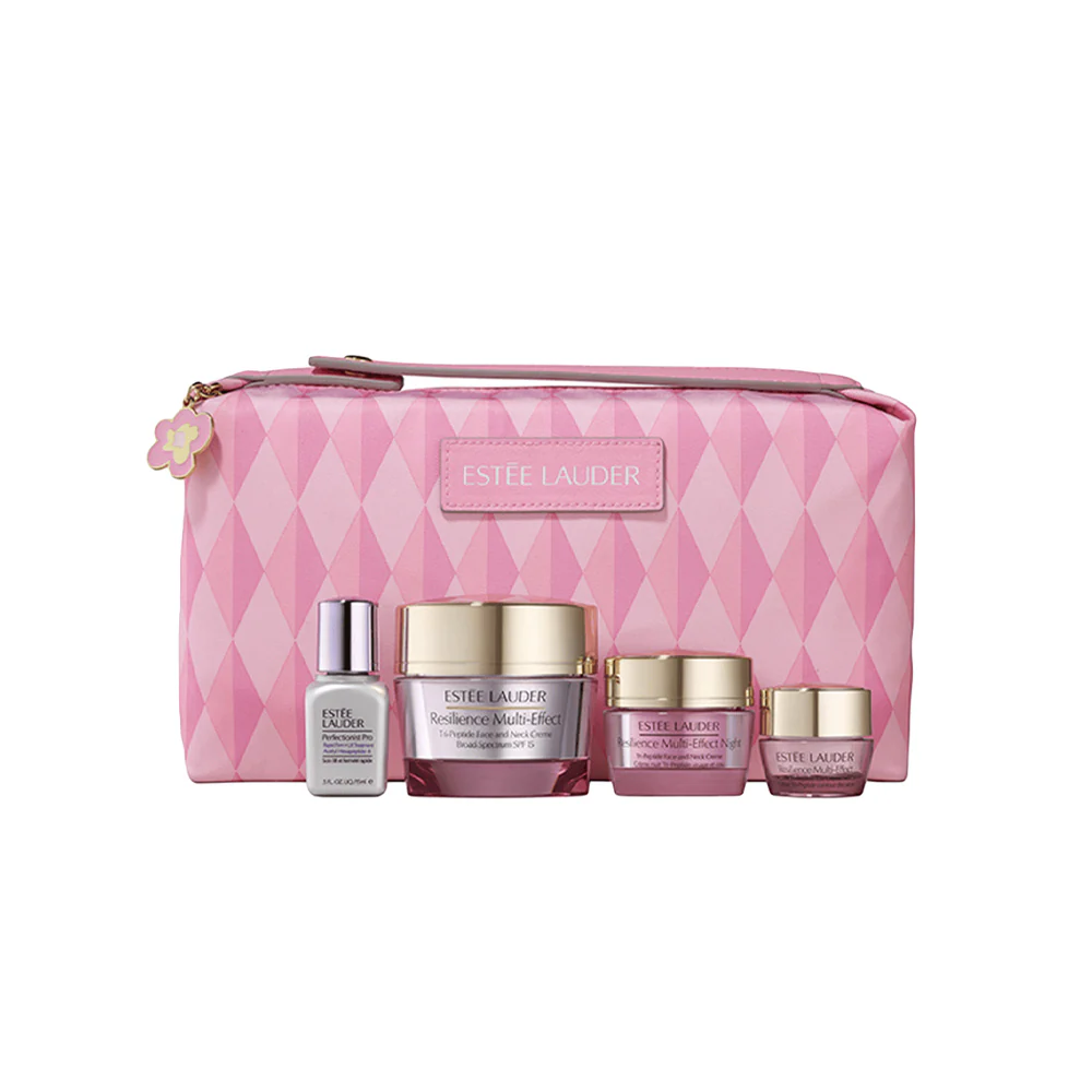 The radiance routine Resilience Multi Effect Skincare Set