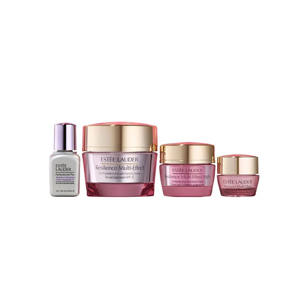The radiance routine Resilience Multi Effect Skincare Set - Image 2