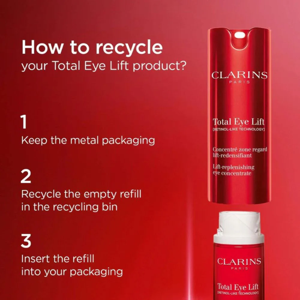 Clarins Total Eye Lift Concentré Zone Regard Ricarica - Image 8