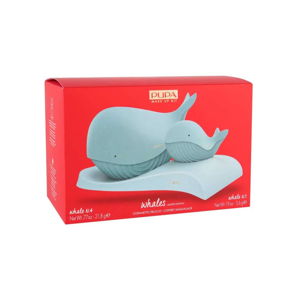 Whale n.4 + Whale n.1 Azzurro Cofanetto trucco - Image 3
