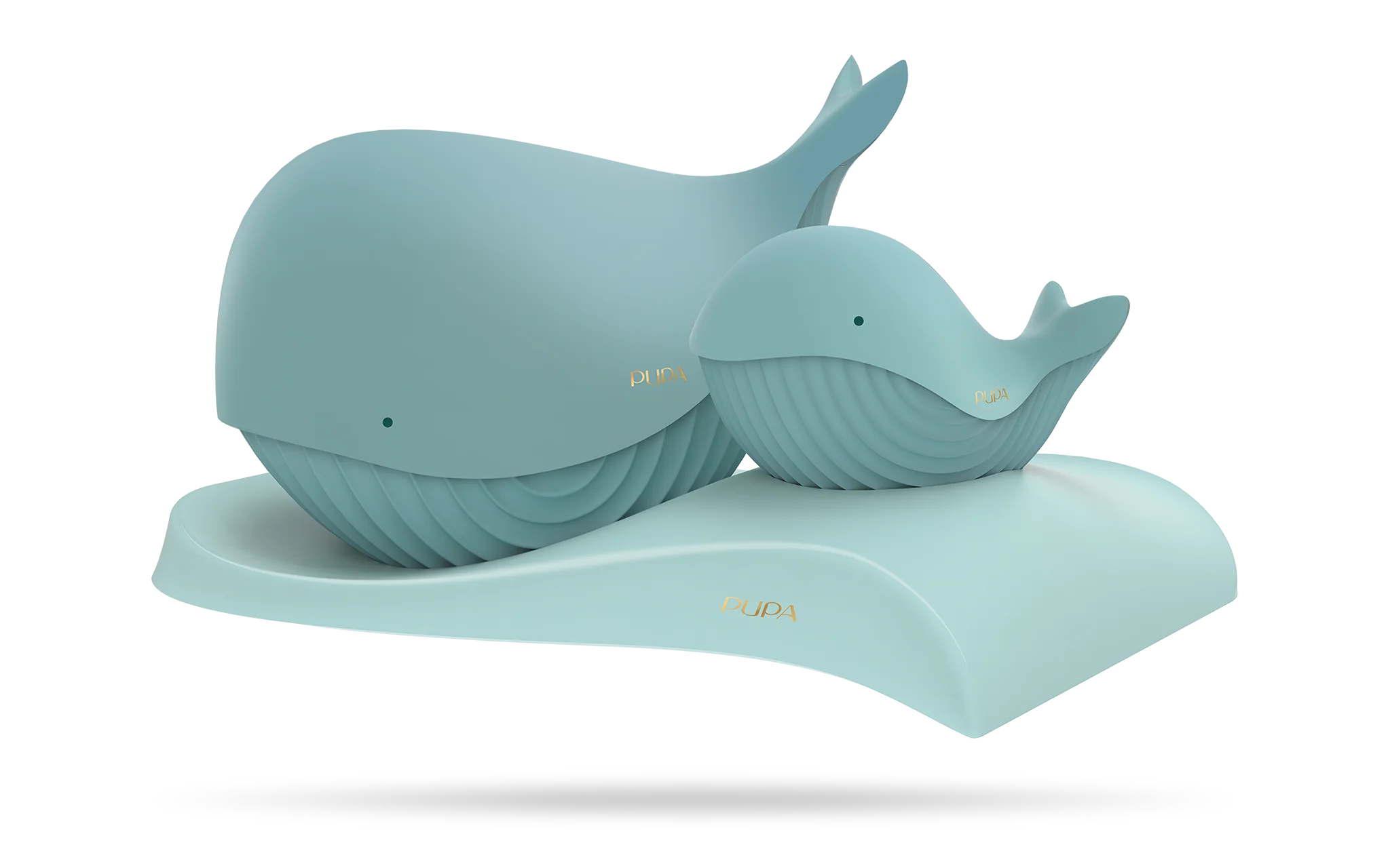 Whale n.4 + Whale n.1 Azzurro Cofanetto trucco - Image 4