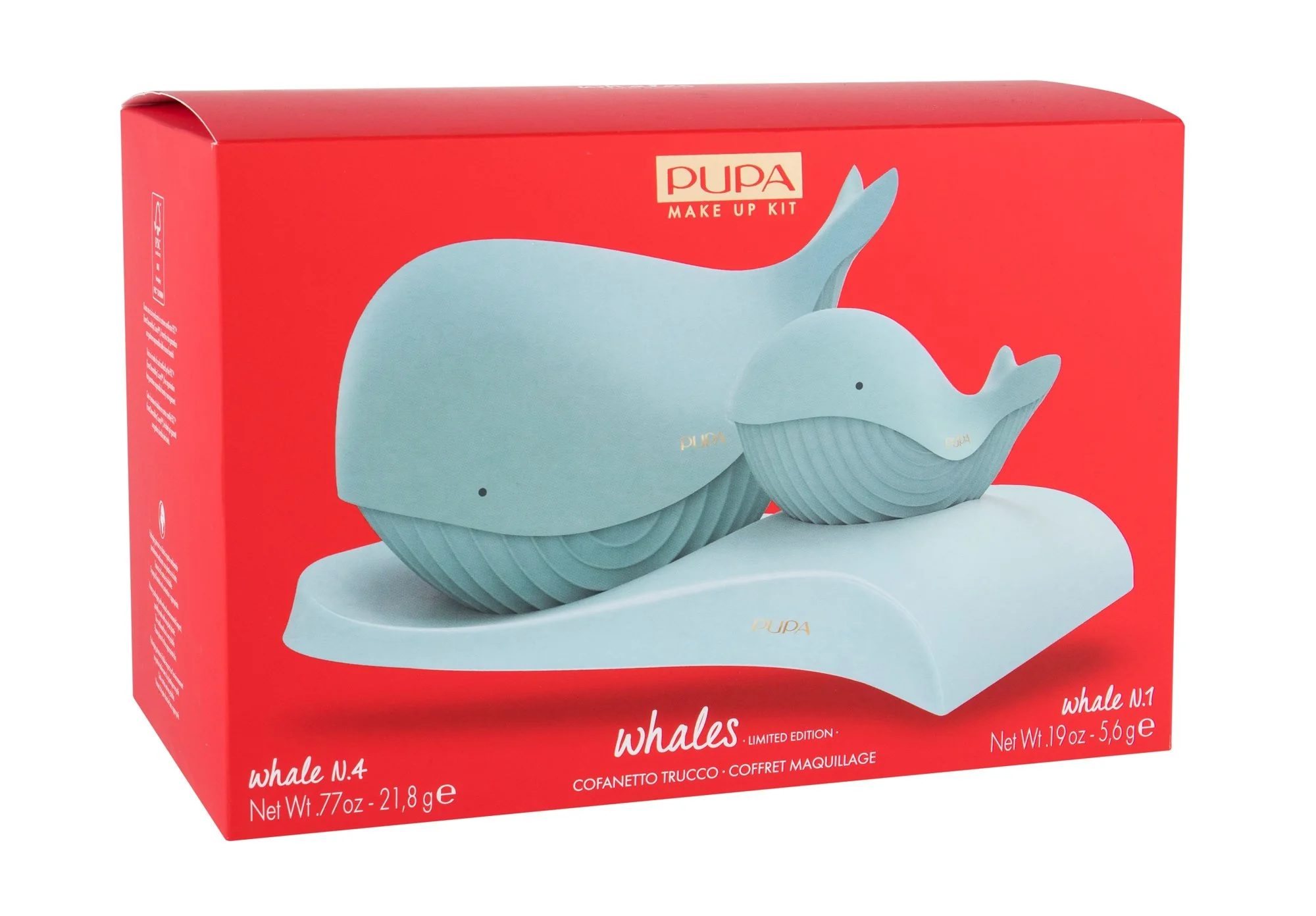 Whale n.4 + Whale n.1 Azzurro Cofanetto trucco - Image 6
