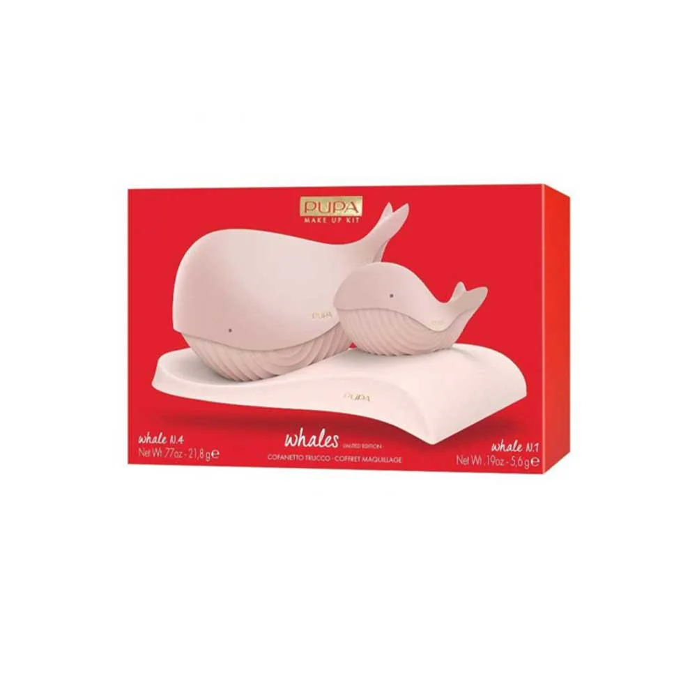 Whale n.4 + Whale n.1 Pink Cofanetto trucco - Image 3