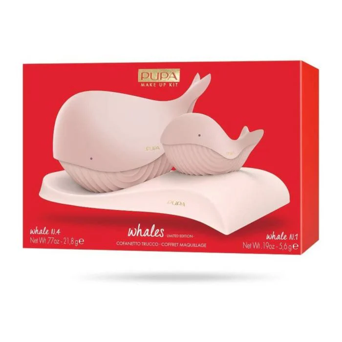 Whale n.4 + Whale n.1 Pink Cofanetto trucco - Image 6