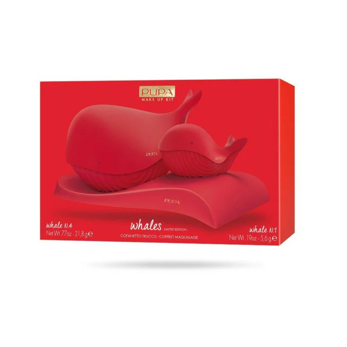 Whale n.4 + Whale n.1 Red Cofanetto trucco - Image 6